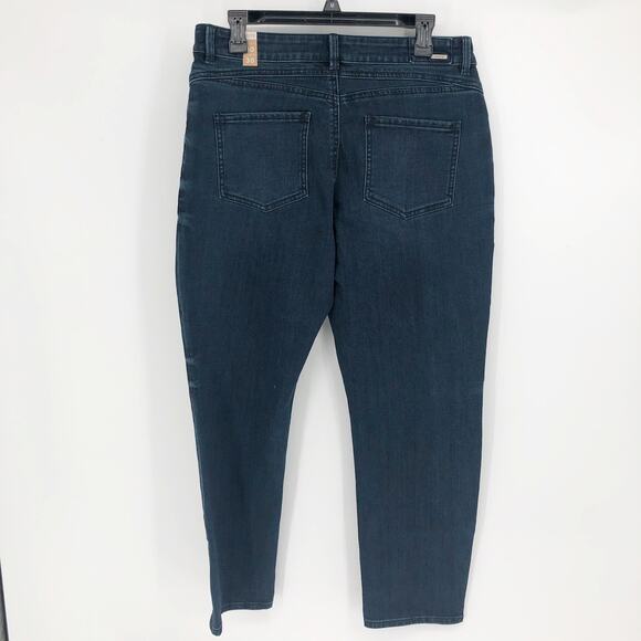 PRANA Women's Buxton Boyfriend Jeans Size 10 Deep Blue Ankle Stretch NWT - Picture 6 of 10